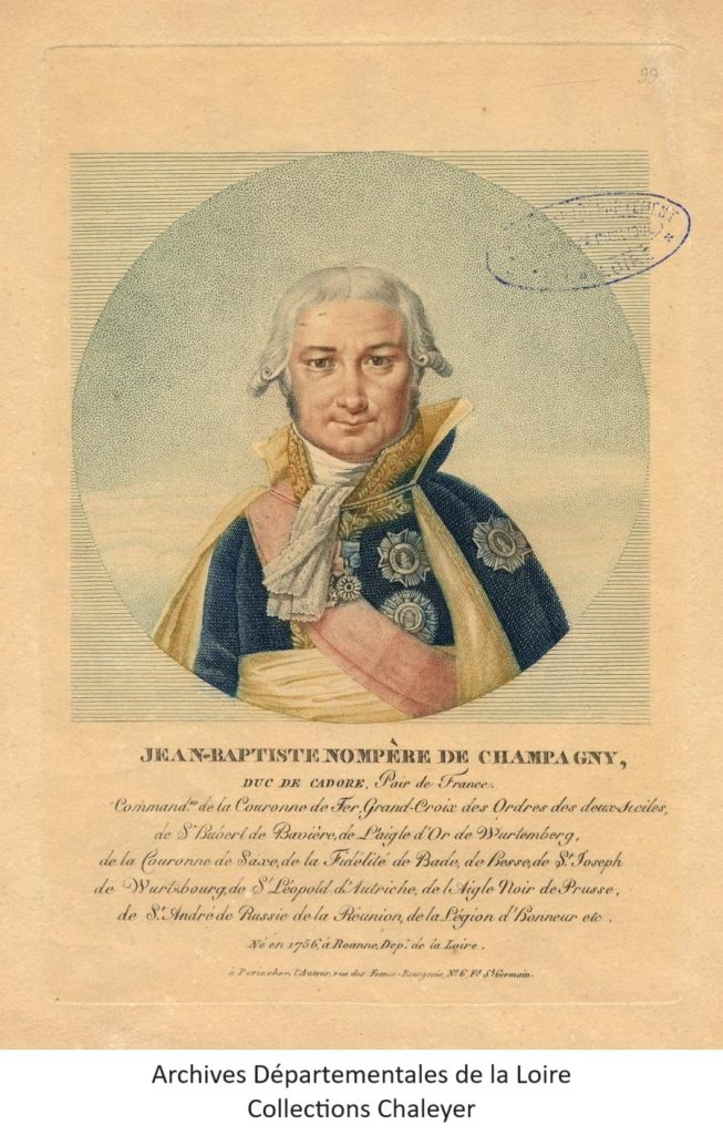 CHAMPAGNY-653x1024 Les ligériens célèbres : Jean-Baptiste Nompère de Champagny
