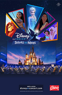 Disney-en-concert-2026 "Disney en Concert – Suivez vos rêves" : quatre places à gagner avec minformer.com et Radio GAGA 42